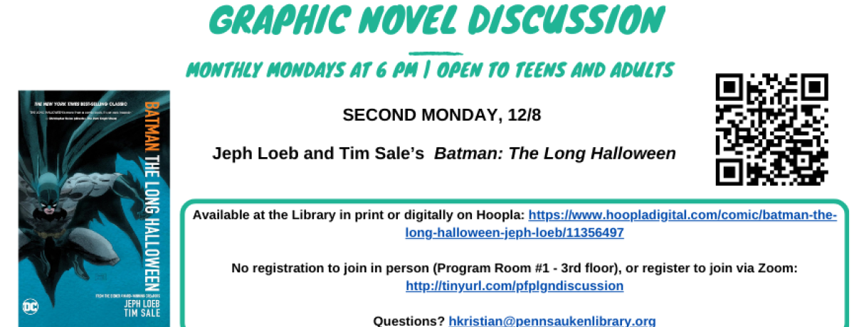 December Graphic Novel Discussion