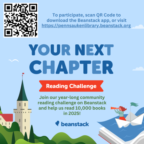 Join our year-long community reading challenge on Beanstack and help us read 10,000 books in 2025!