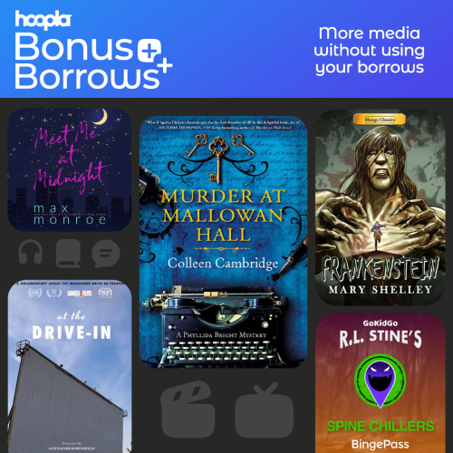 Hoopla Bonus Borrows Available September 24-30!